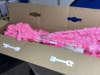 6'&nbsp;Pink Artificial Fir Christmas Tree w/ Foldable Stand