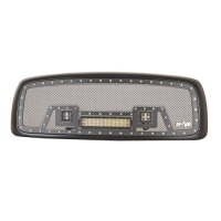 LED Light Grille Rivet Stainless Steel Wire Mesh with Shell Fit for 02-05 Dodge Ram 1500/2500/3500 #02DGEL00 - Appears New&nbsp;