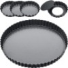 Case of Approximately 37 Sets of 9"&nbsp;and 4"&nbsp;Removable Bottom Quiche, Pie, Tart Pans - New&nbsp;&nbsp;