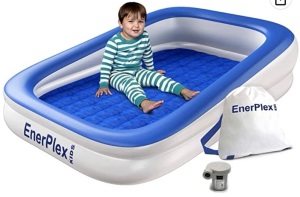 EnerPlex Kids Inflatable Travel Bed, Appears New, Retail 69.99