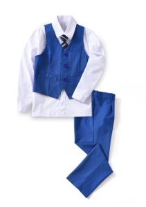 YuanLu Boys 4pc Suit, 12 , Appears New, Retail 45.99