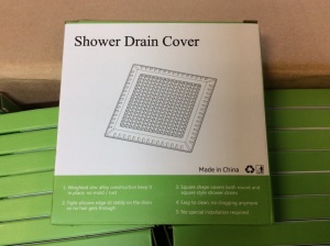 Case of Approx. 150 Aojuxix Shower Drain Covers for Bathroom Floor Drain - New  