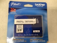 Brother&nbsp;TZe-241 Label Maker Tape, 3/4", Appears new, Retail 22.39