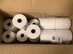 Box of 16 Rolls of Printer Paper, E-Comm Return