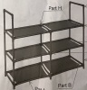 Fabric Shelf Unit, Appears New