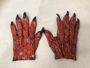 Halloween Latex Gloves, E-Comm Return, Retail 17.00