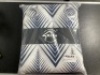 Diana Arrow Curtain, Navy, Appears New