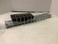 Lot of (2) Foldable Dish Drying Rack with Silverware Tray, Appears New
