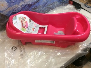 The First Years Sure Comfort Deluxe Newborn to Toddler Tub Pink - Appears New  