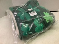 Clover Sherpa Fleece Throw, Appears New