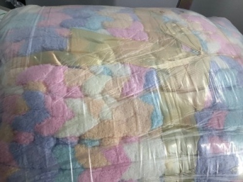 Chunky Knit Blanket, 40"x60", Appears New