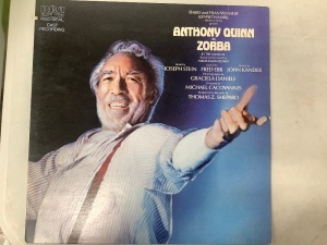 Anthony Quinn as Zorba Vinyl Record, Appears New