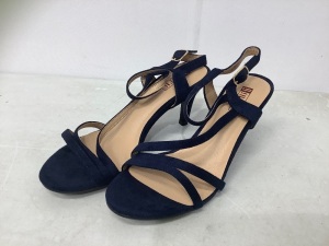 IDIFU Women's Dressy Kitten Heel Sandals, 7.5, Appears New, Retail 50.99