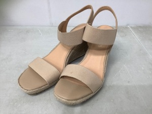 Dream Pairs Womens Open Toe Wedge Sandals, 7.5, Appears new, Retail 36.99