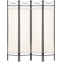 4-Panel Folding Privacy Screen Room Divider Decoration Accent, 6ft