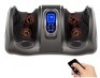 Therapeutic Foot Massager w/ High Intensity Rollers, Remote, 3 Modes, Gray