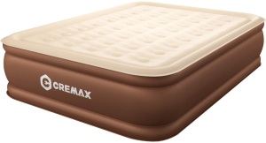 CREMAX Air Mattress with Built-in Pump, Luxury Microfiber Inflatable airbed Queen Size for Guests Home Travel. NEW. $119 Retail Value