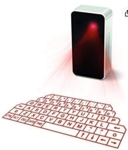 AGS Wireless Laser Projection Bluetooth Keyboard, Powers Up, Appears New, Retail 45.99