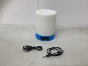 Touch Lamp Speaker, Powers Up, Appears new, Retail 16.99