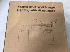 2 Light Wall Sconce, Appears New