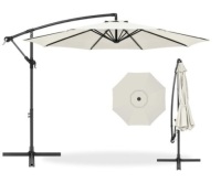 Offset Hanging Patio Umbrella - 10ft, Cream
