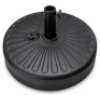 Plastic Patio Umbrella Base Pole Holder Accessory w/ Adjustable Knob