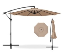 Offset Hanging Patio Umbrella - 10ft, Tan
