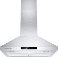 CIARRA Range Hood 30 inch 450 CFM Convertible Wall Mount Vent Hood for Kitchen in Stainless Steel, CAS75206&nbsp;