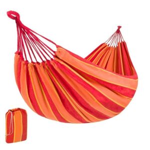 2-Person Brazilian-Style Double Hammock w/ Portable Carrying Bag