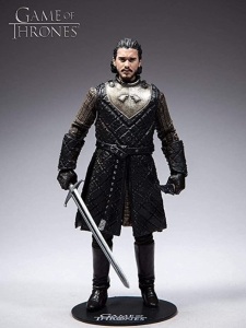 McFarlane Toys Game of Thrones Jon Snow Action Figure, Appears New, Retail 24.99