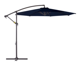 BLUU 10 FT Patio Offset Umbrella, Appears new, Retail 149.00