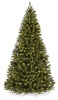 Pre-Lit Artificial Spruce Christmas Tree w/ Incandescent Lights, 4.5ft