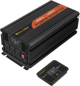 Renoster 3000 Watt Power Inverter DC 12V to AC 120V with LCD Display. NEW