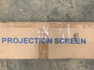 Fixed Frame Projection Screen, Appears new