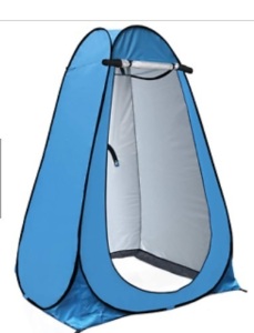 Anngrowy, Pop Up Privacy Tent, Blue, Like New, retail - $52.99