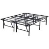 Mainstays 18" High Profile Foldable Steel Twin Platform Bed Frame