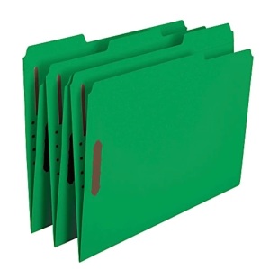 TruRed Reinforced 3 Tab Fastener Folders, E-Comm Return, Retail 63.09