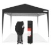 Outdoor Portable Pop Up Canopy Tent w/ Carrying Case, 10x10ft, Black