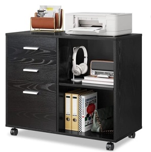 DEVAISE 3-Drawer Wood Cabinet, E-Comm Return, Retail 119.99