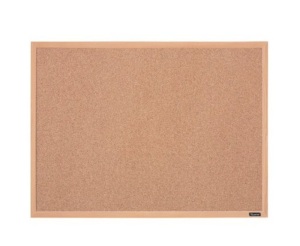 Quartet Cork Bulletin Board, 17" x 23", Appears new, Retail 14.00