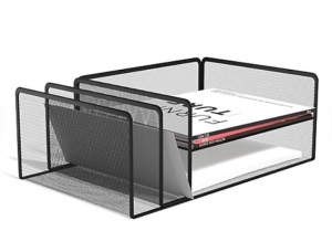 Wire Mesh Horizontal File Organizer, Appears New, Retail 26.49