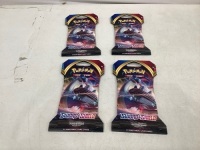 Lot of (4) Pokemon Sword & Shield Game Cards, Appears New, Retail 39.92