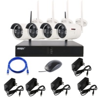 Anspo 1080p 4/8CH WiFi NVR 2MP HD IP Outdoor Wireless Security Camera System 1TB. Appears New