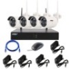Anspo 1080p 4/8CH WiFi NVR 2MP HD IP Outdoor Wireless Security Camera System 1TB. Appears New