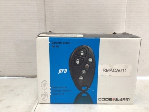 Code Alarm Remote Start Kit, Untested, E-Comm Return, Retail 52.95