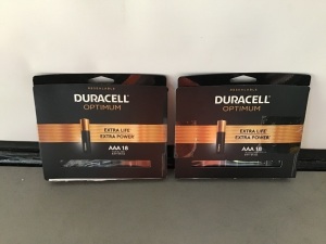 Duracell, Akaline 18 Pack, AAA Batteries, LOT of 2, New, Retail - $18.47 Each