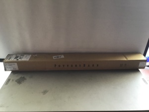 Pottery Barn, .75 Rod/Brackets, Medium Brown, Like New, Retail - $84.99