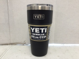 Yeti Rambler 26oz Straw Cup, Appears new/ Wrong Lid, Retail 35.00