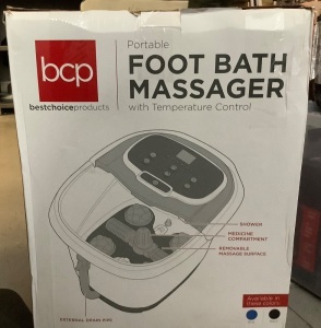 Portable Foot Bath Massager, Powers On, Appears New