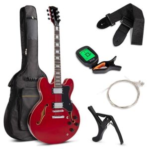 All-Inclusive Semi-Hollow Body Electric Guitar Set